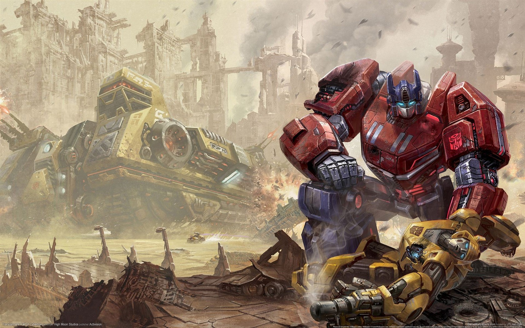 Transformers: Fall of Cybertron 变形金刚：塞伯坦的陨落 高清壁纸2 - 1680x1050