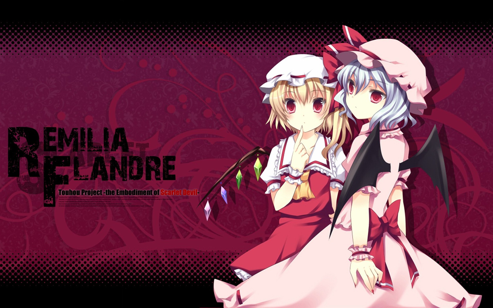 Touhou Project caricature HD wallpapers #8 - 1680x1050