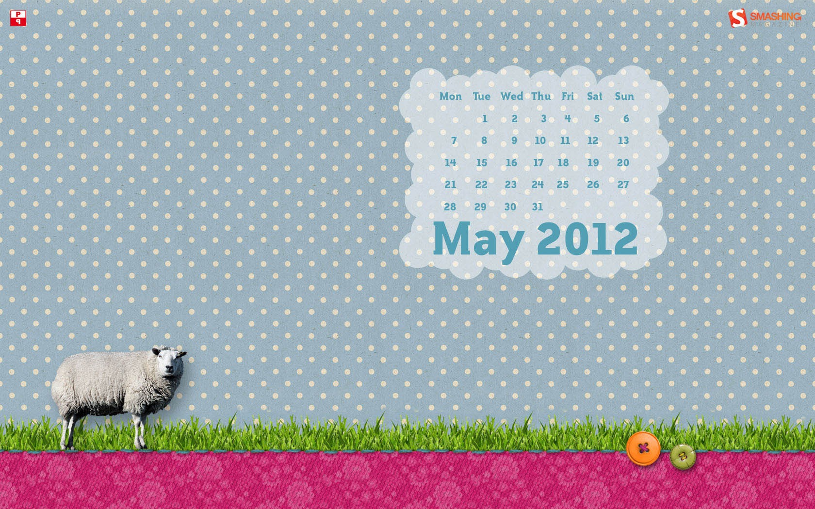 Calendario Mayo 2012 Fondos de pantalla (2) #8 - 1680x1050