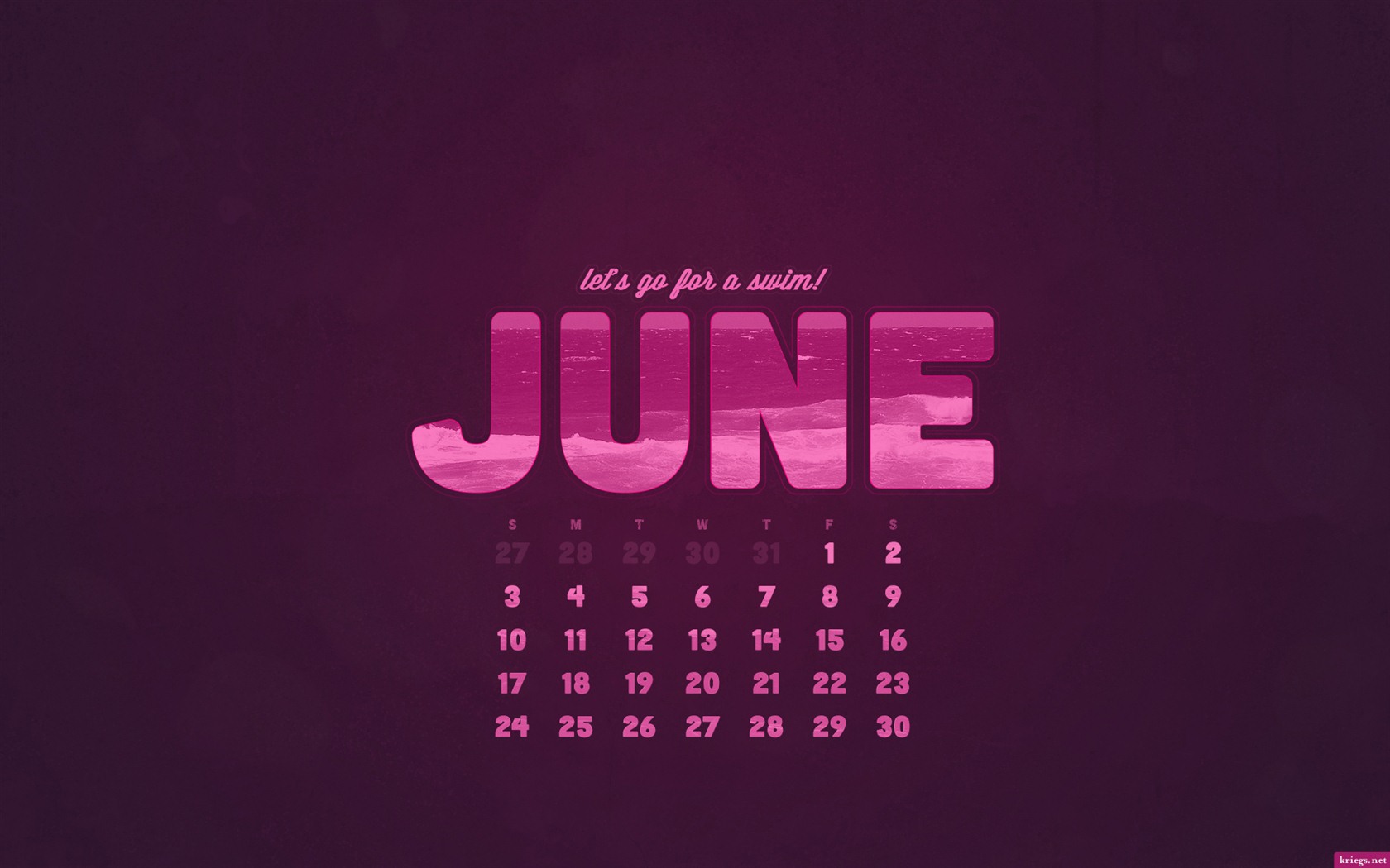 June 2012 Calendar wallpapers (1) #3 - 1680x1050
