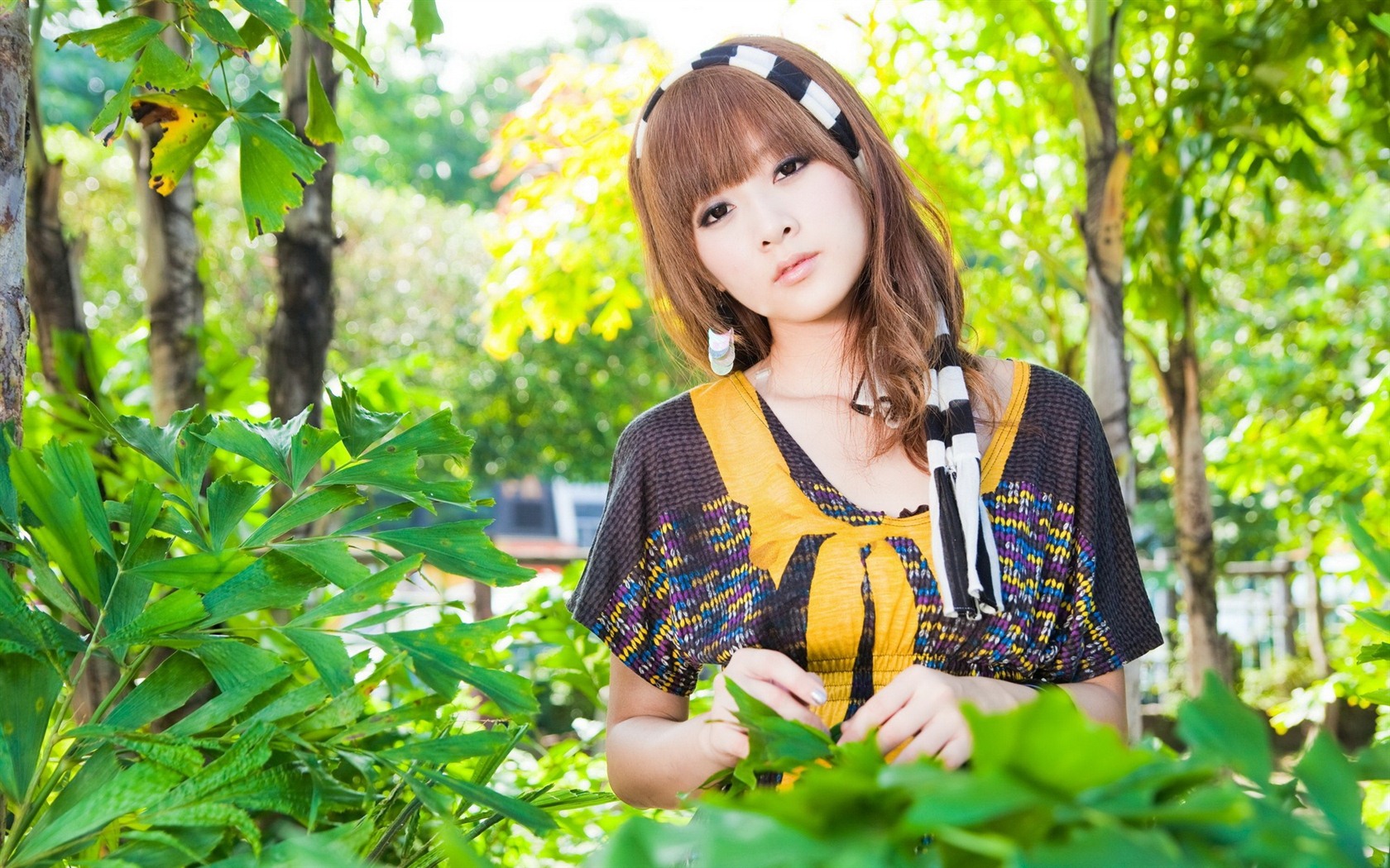 대만 과일 소녀 아름다운 월페이퍼 (11) #1 - 1680x1050