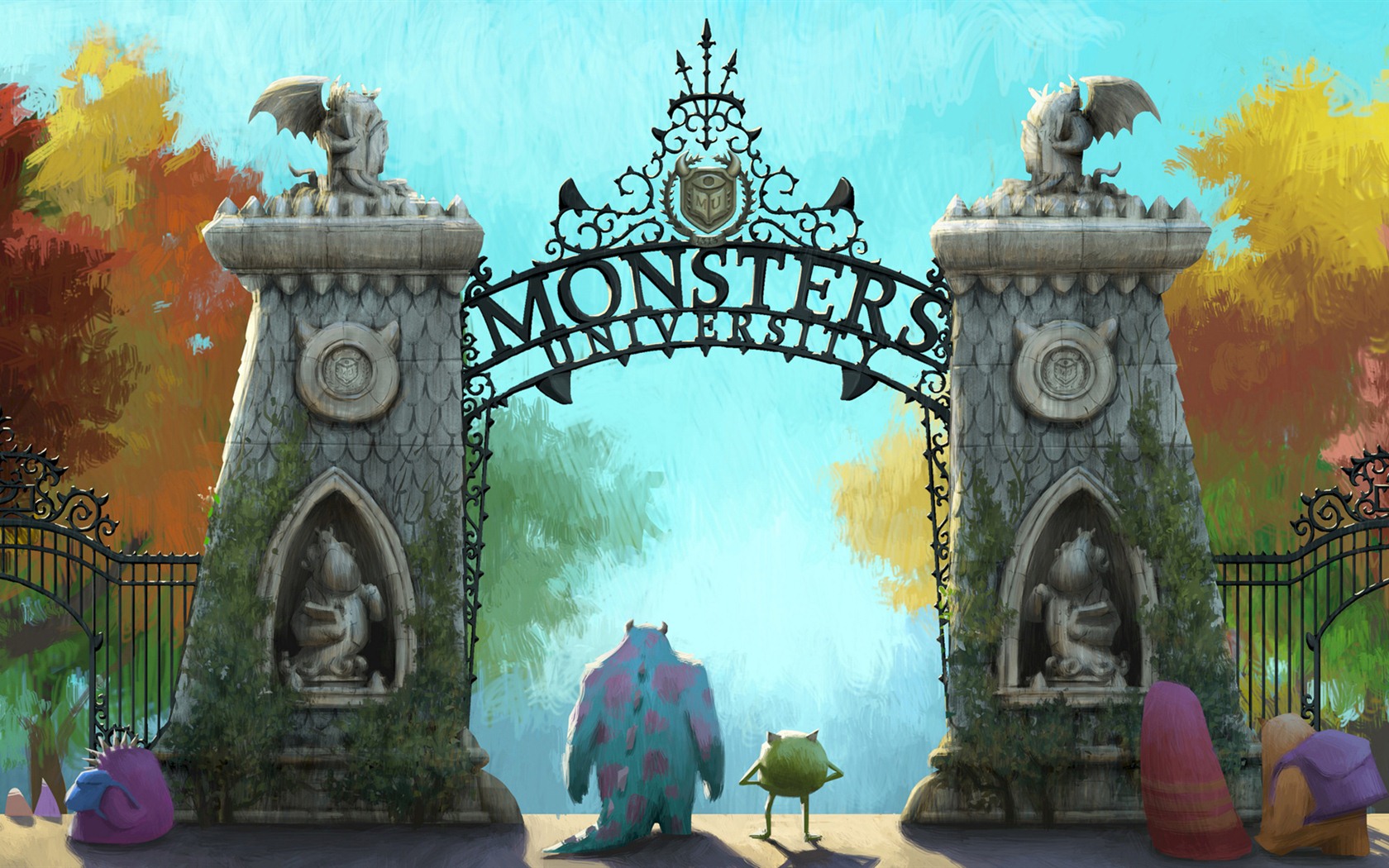 Monsters University 怪兽大学 高清壁纸1 - 1680x1050