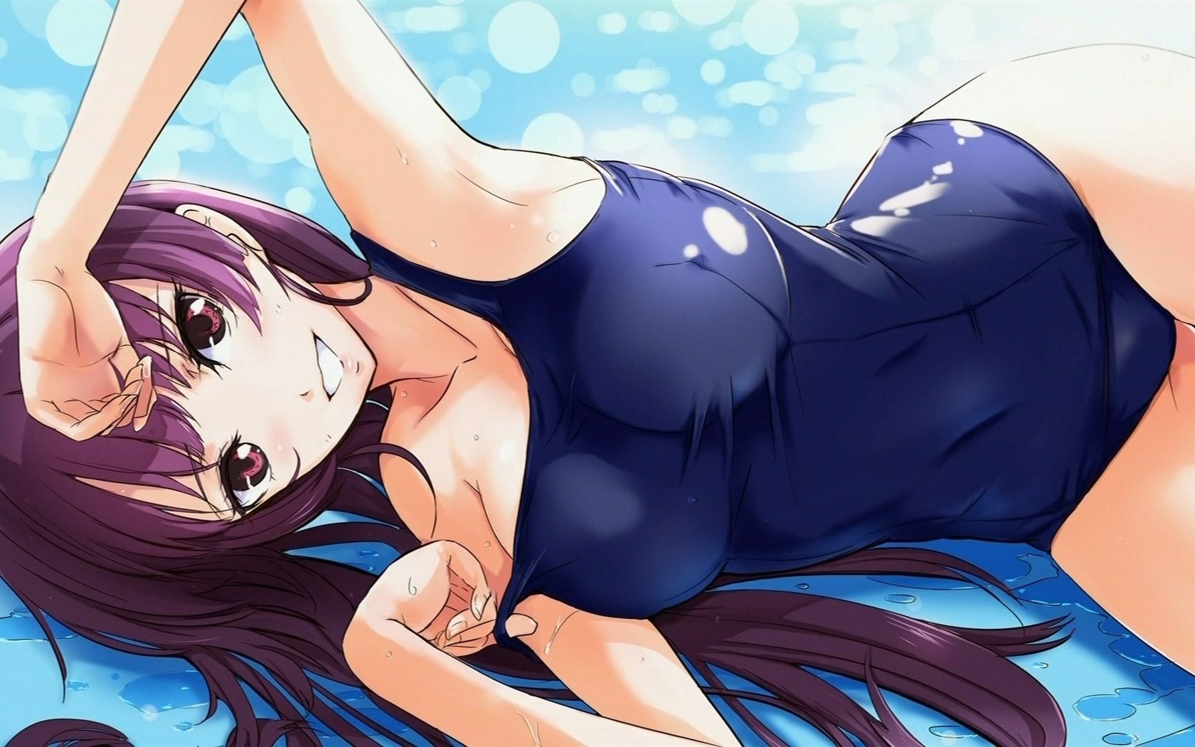 Krásné dívky anime HD Tapety na plochu (2) #20 - 1680x1050