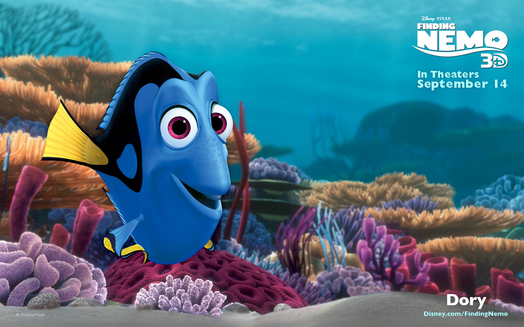 Buscando a Nemo 3D 2012 HD fondos de pantalla #7 - 1680x1050