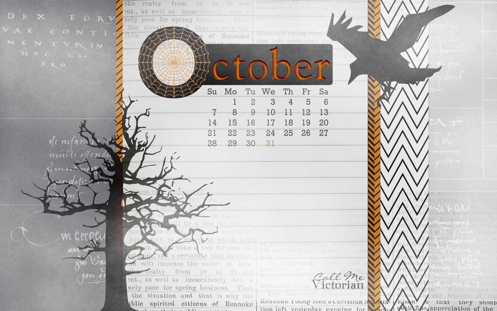 2012년 10월 캘린더 벽지 (2) #18 - 1680x1050