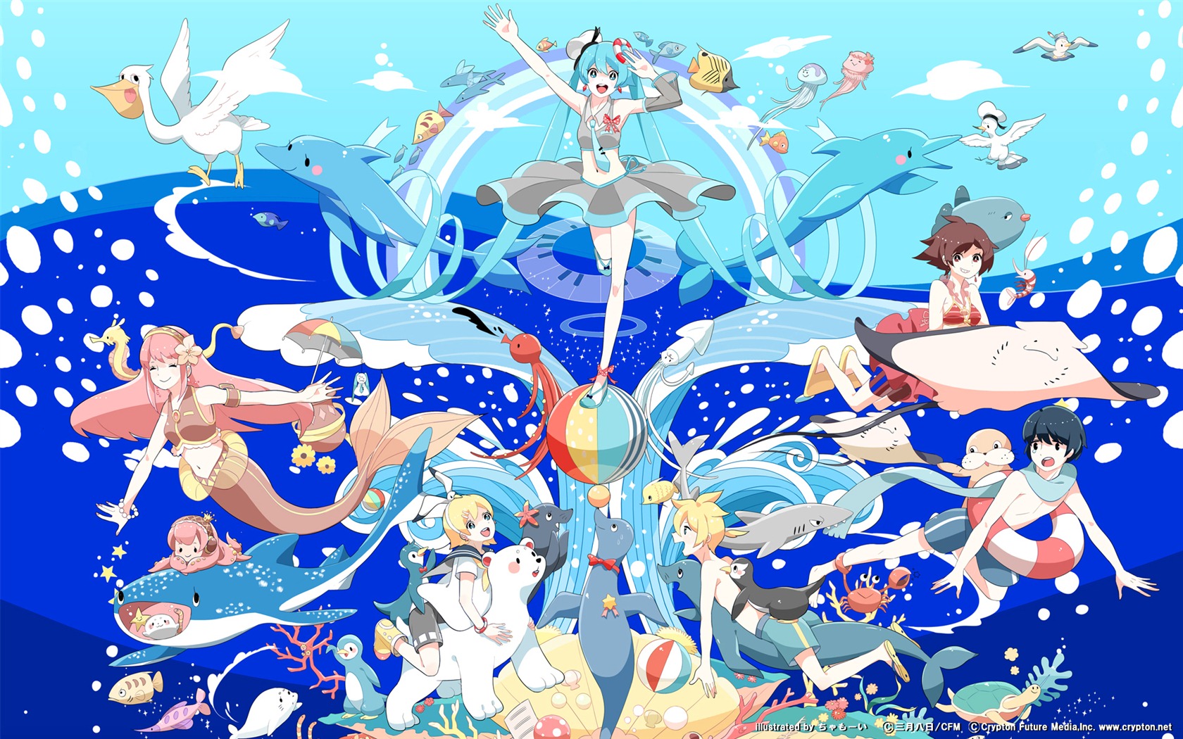 Hatsune Miku serie wallpaper (5) #5 - 1680x1050