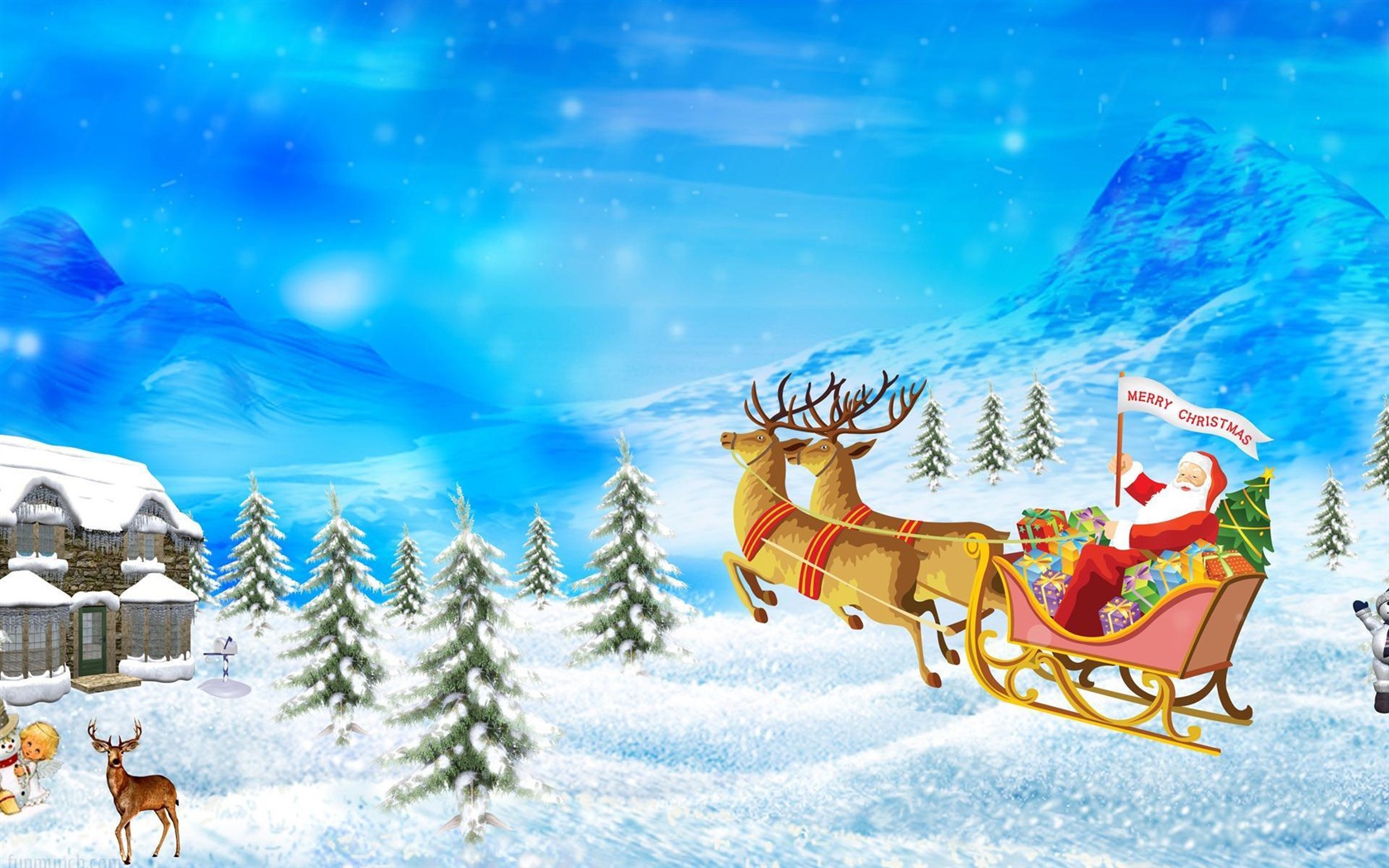 Merry Christmas HD Wallpaper Featured #19 - 1680x1050