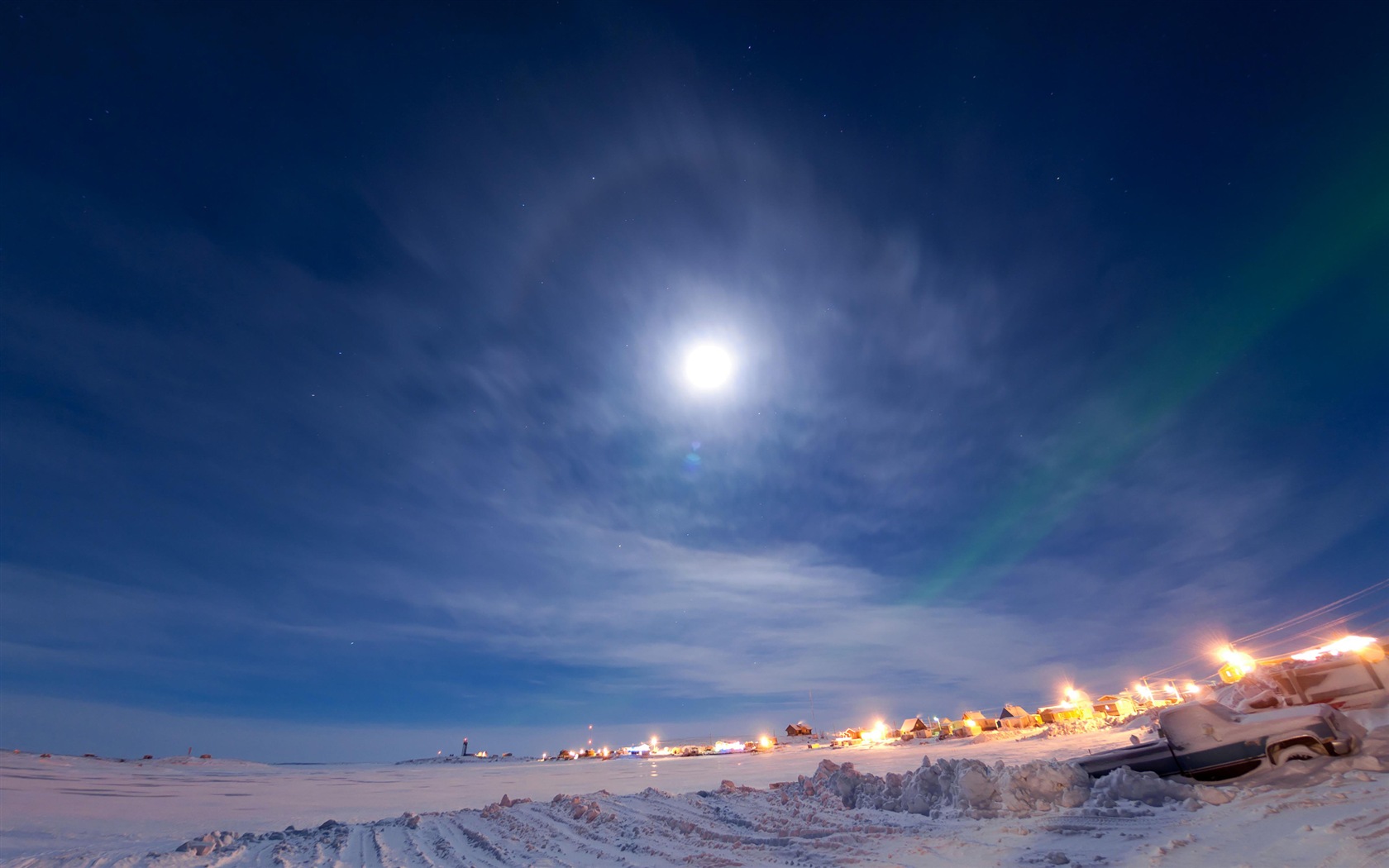 Природные чудеса Northern Lights HD обои (1) #7 - 1680x1050