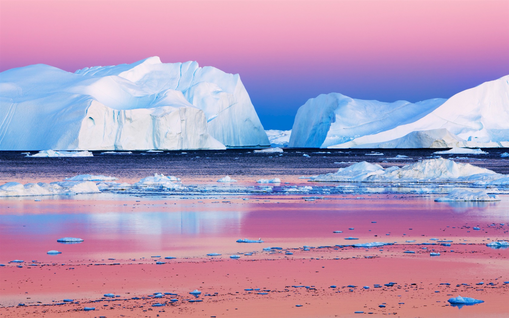 Windowsの8壁紙：北極、自然生態系の風景、北極の動物たち #7 - 1680x1050