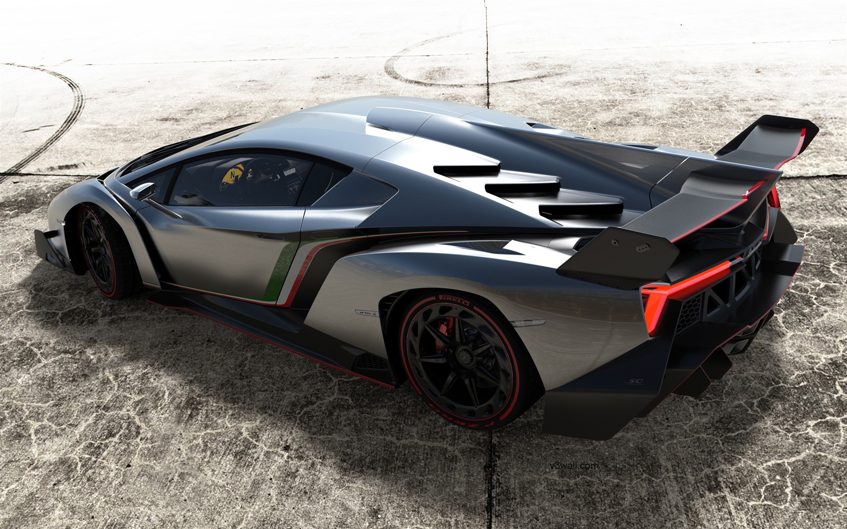 2013 Lamborghini Veneno Luxus-Supersportwagen HD Wallpaper #6 - 1680x1050