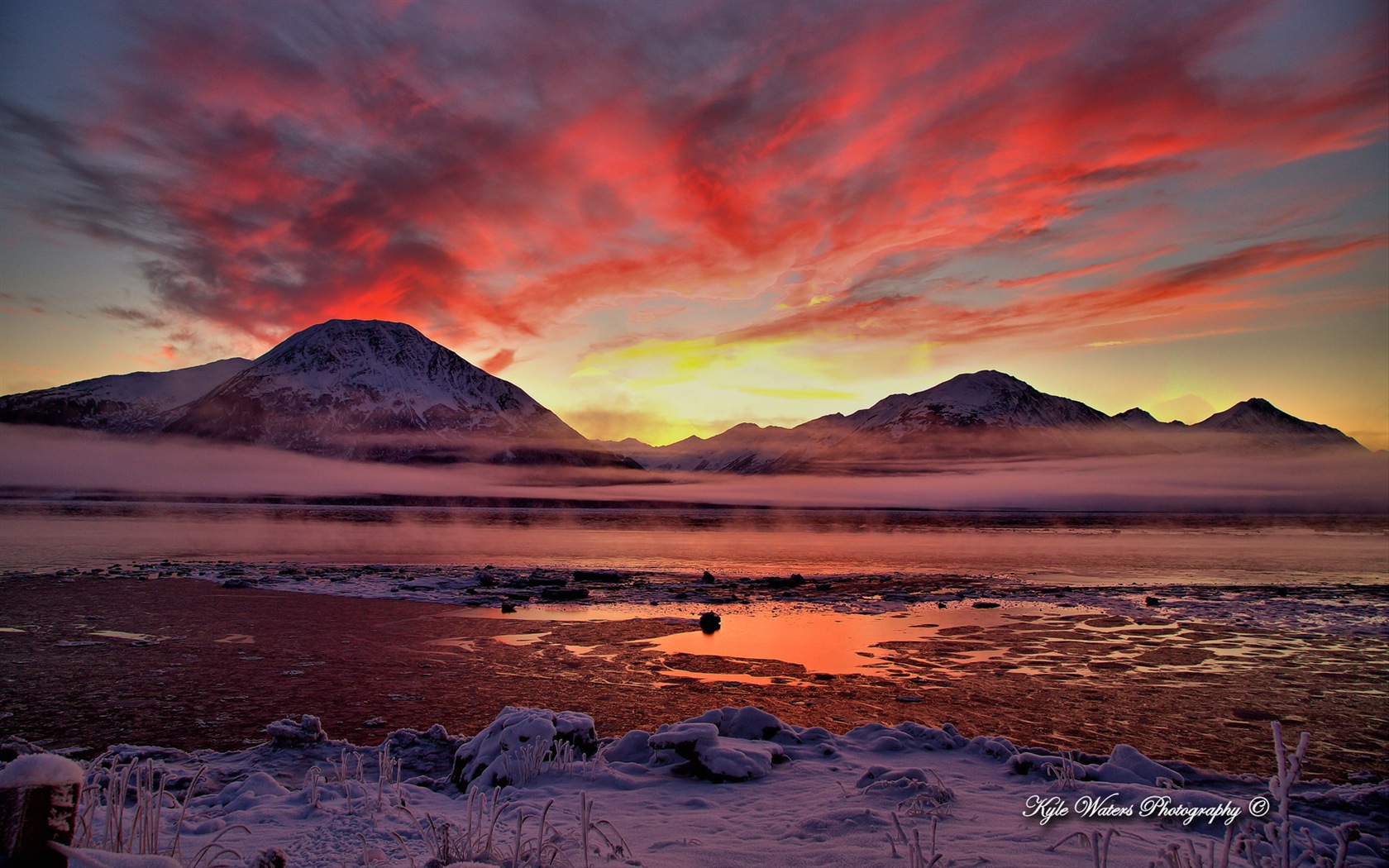 윈도우 8 테마 배경 화면 : 알래스카 풍경 #11 - 1680x1050