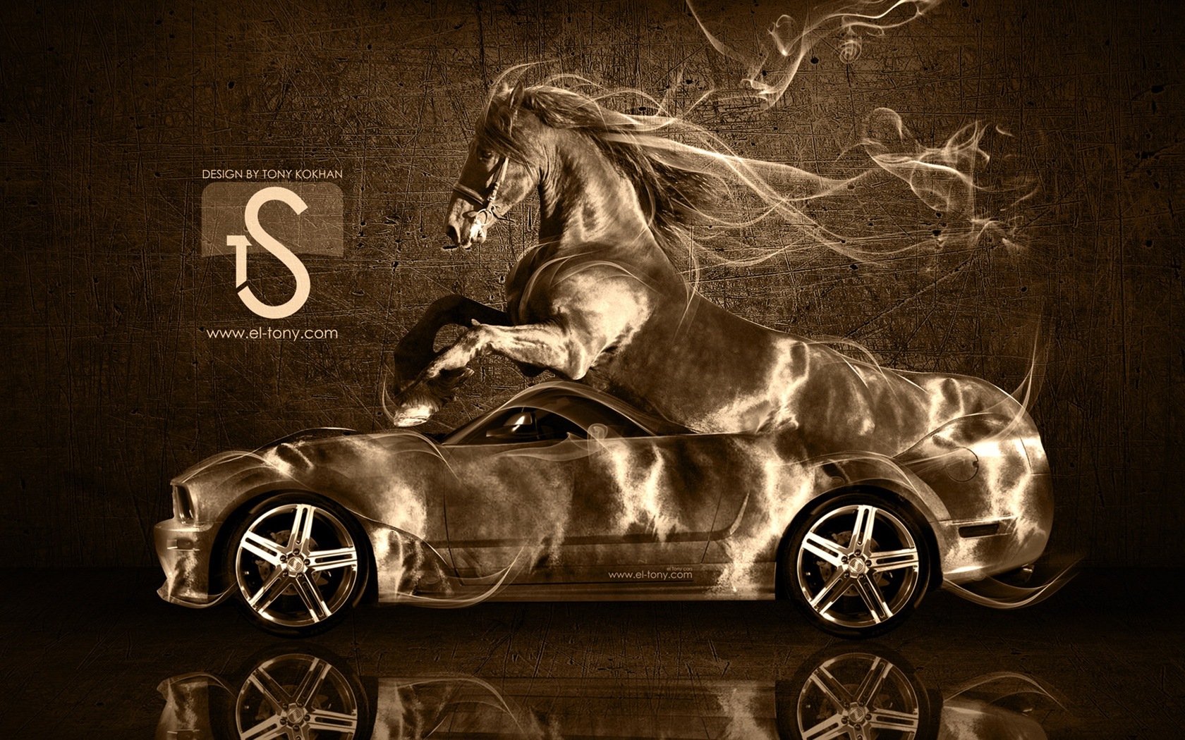 Creative dream car design wallpaper, Animal automotive #8 - 1680x1050
