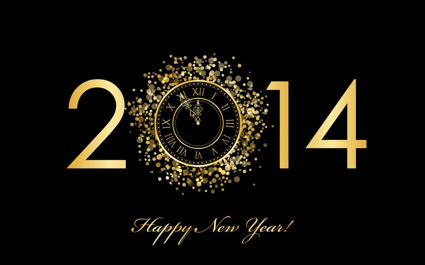 2014 New Year Theme HD Fonds d'écran (1) #1 - 1680x1050