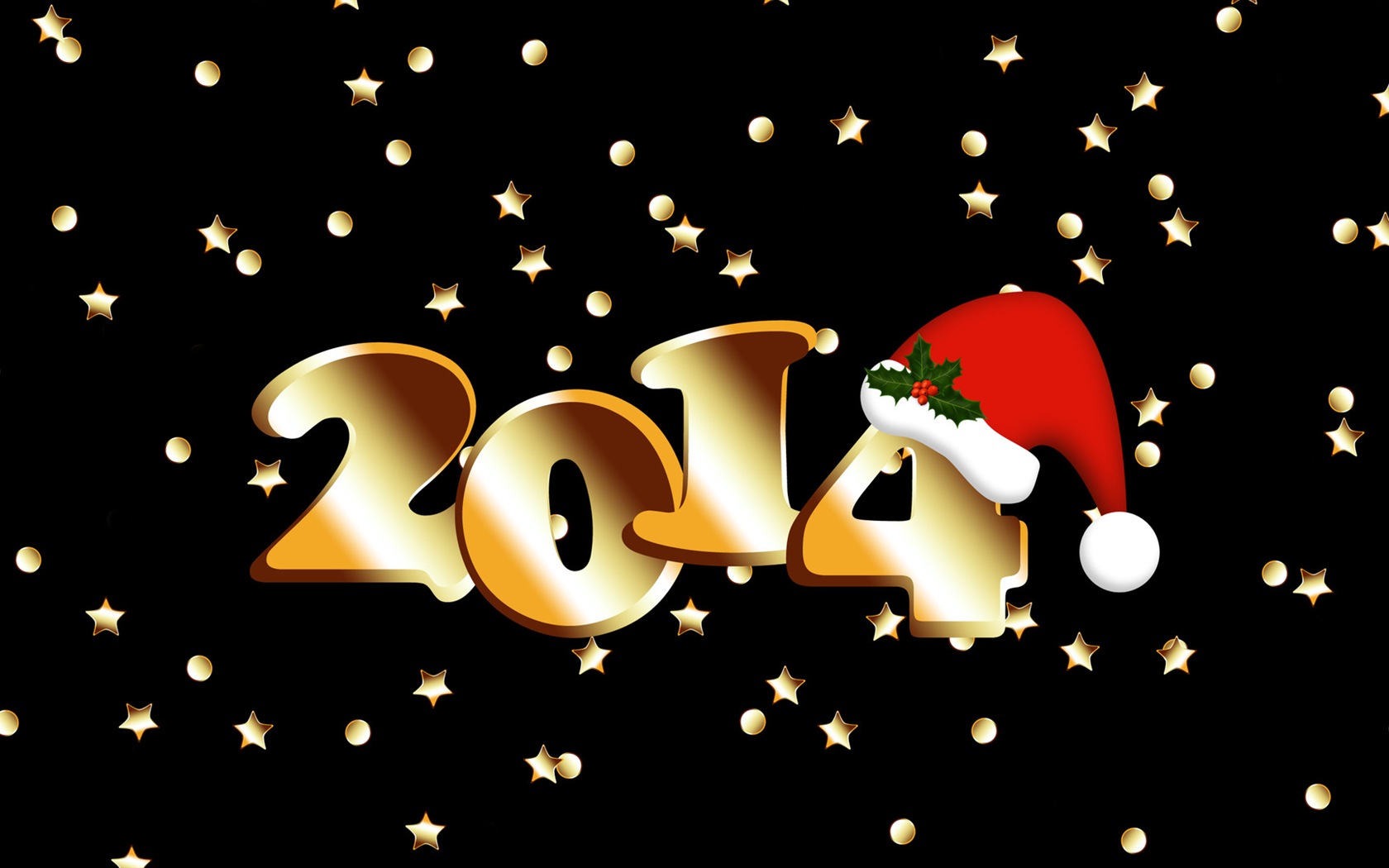 2014 Новый год Стиль Обои (1) #15 - 1680x1050