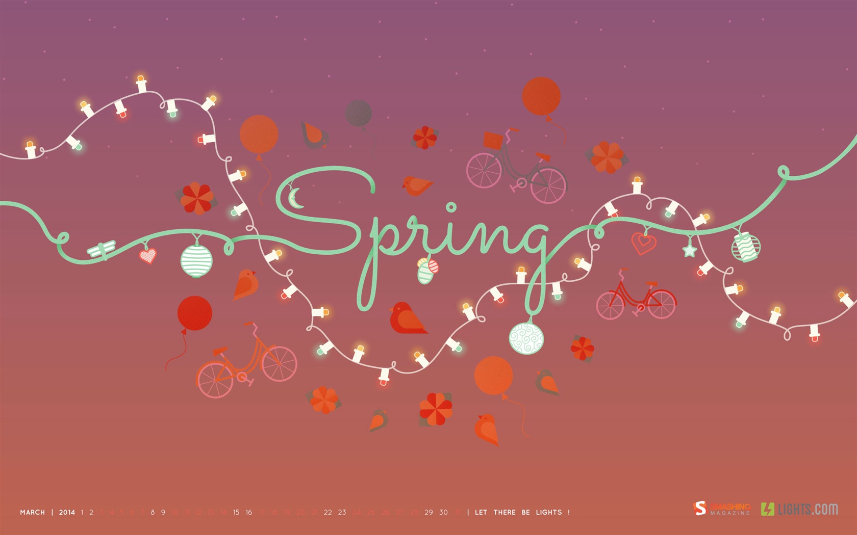 Mars 2014 calendriers fond d'écran (2) #5 - 1680x1050