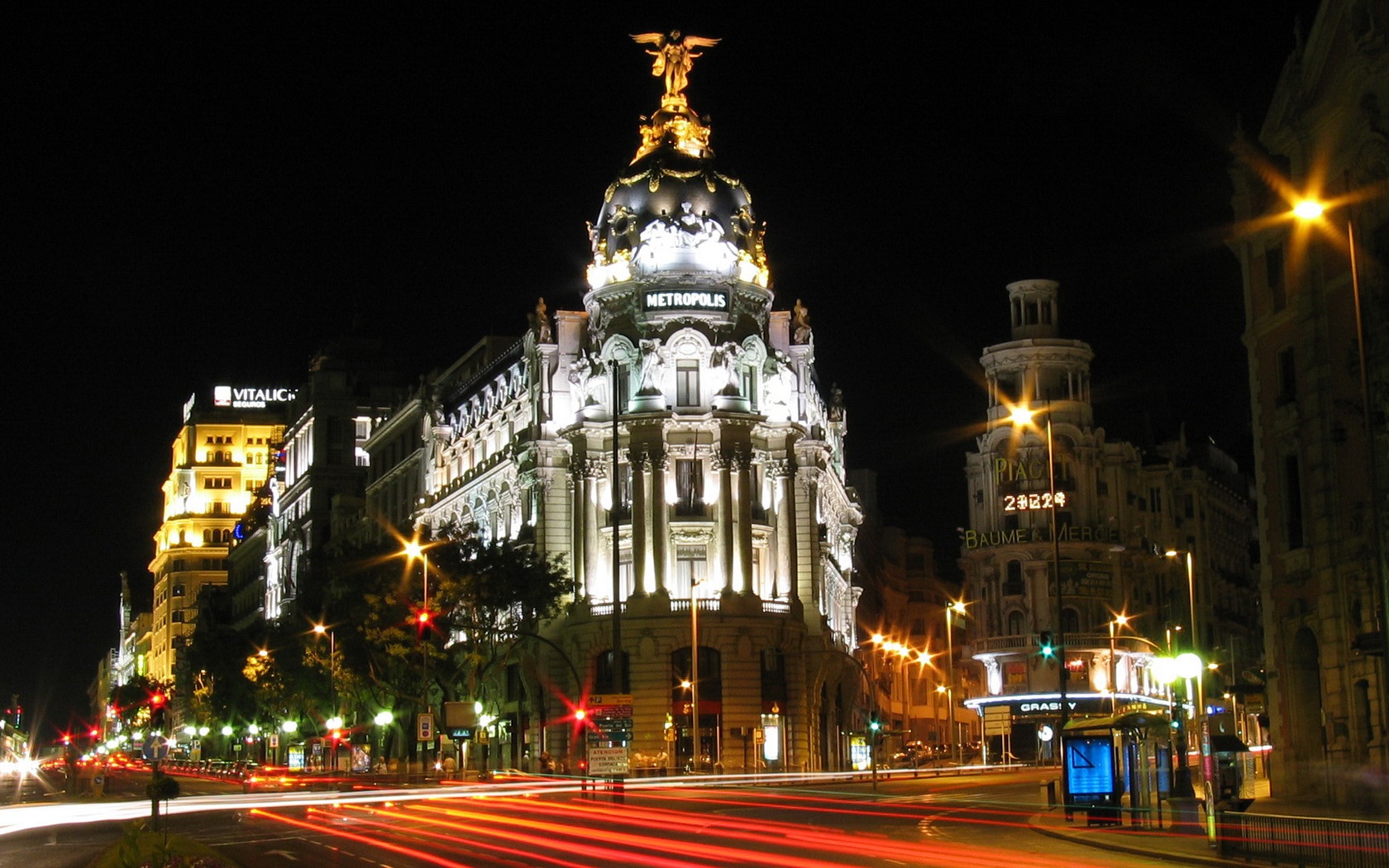 마드리드의 스페인의 수도, 도시 풍경의 HD 배경 화면 #12 - 1680x1050