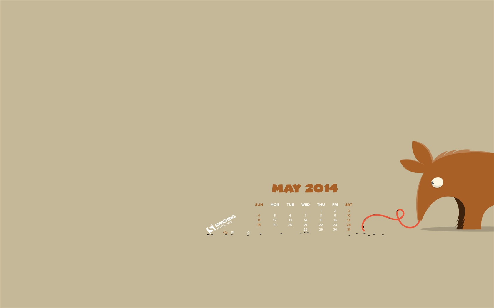 May 2014 calendar wallpaper (2) #18 - 1680x1050