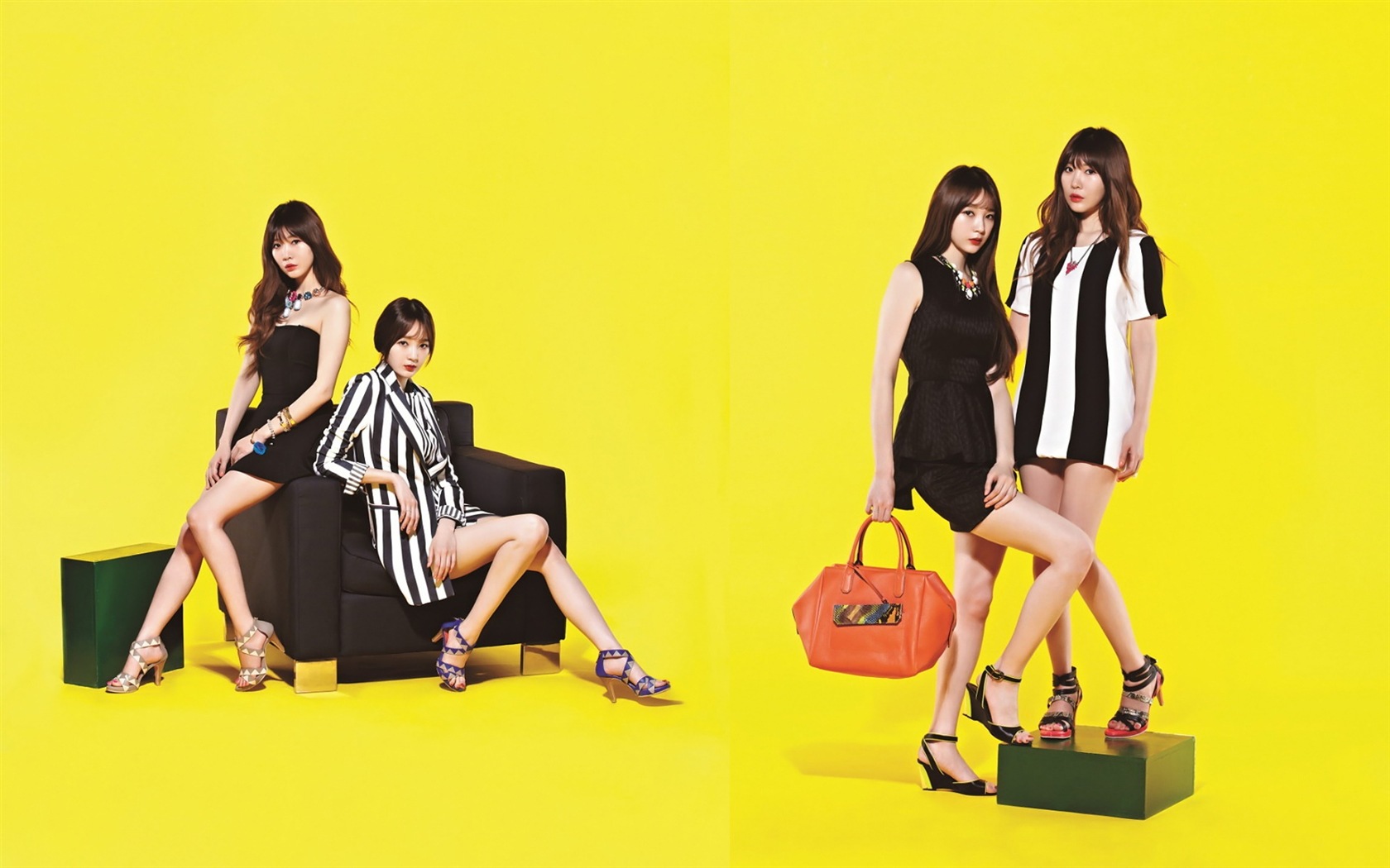 Davichi, корейский группы девушки дуэт, HD обои #7 - 1680x1050