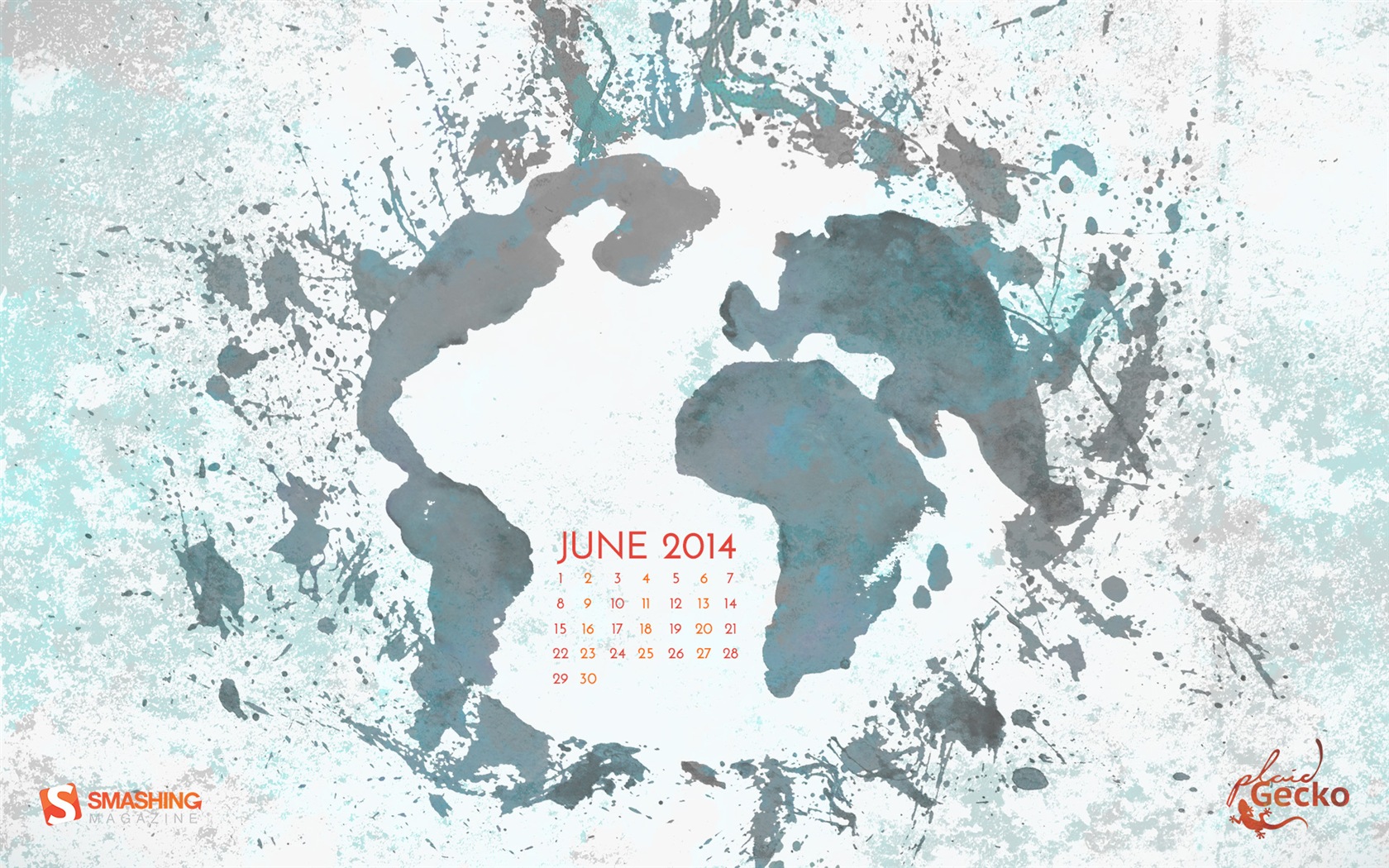 2014년 6월 달력 배경 화면 (2) #4 - 1680x1050