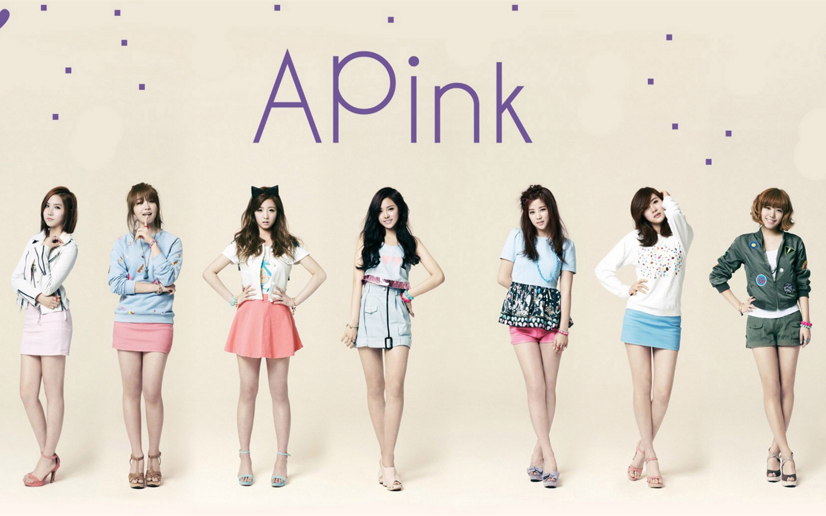 Korean music girl group, A Pink HD wallpapers #2 - 1680x1050