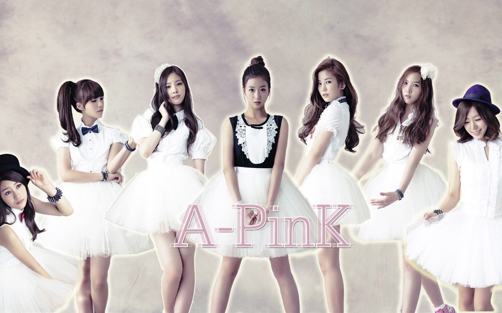 韩国音乐女子组合 A Pink 高清壁纸12 - 1680x1050