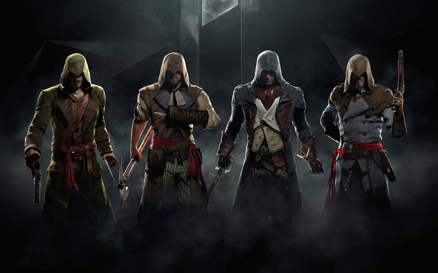 2014 Assassin 's Creed: Unité Fonds d'écran HD #1 - 1680x1050