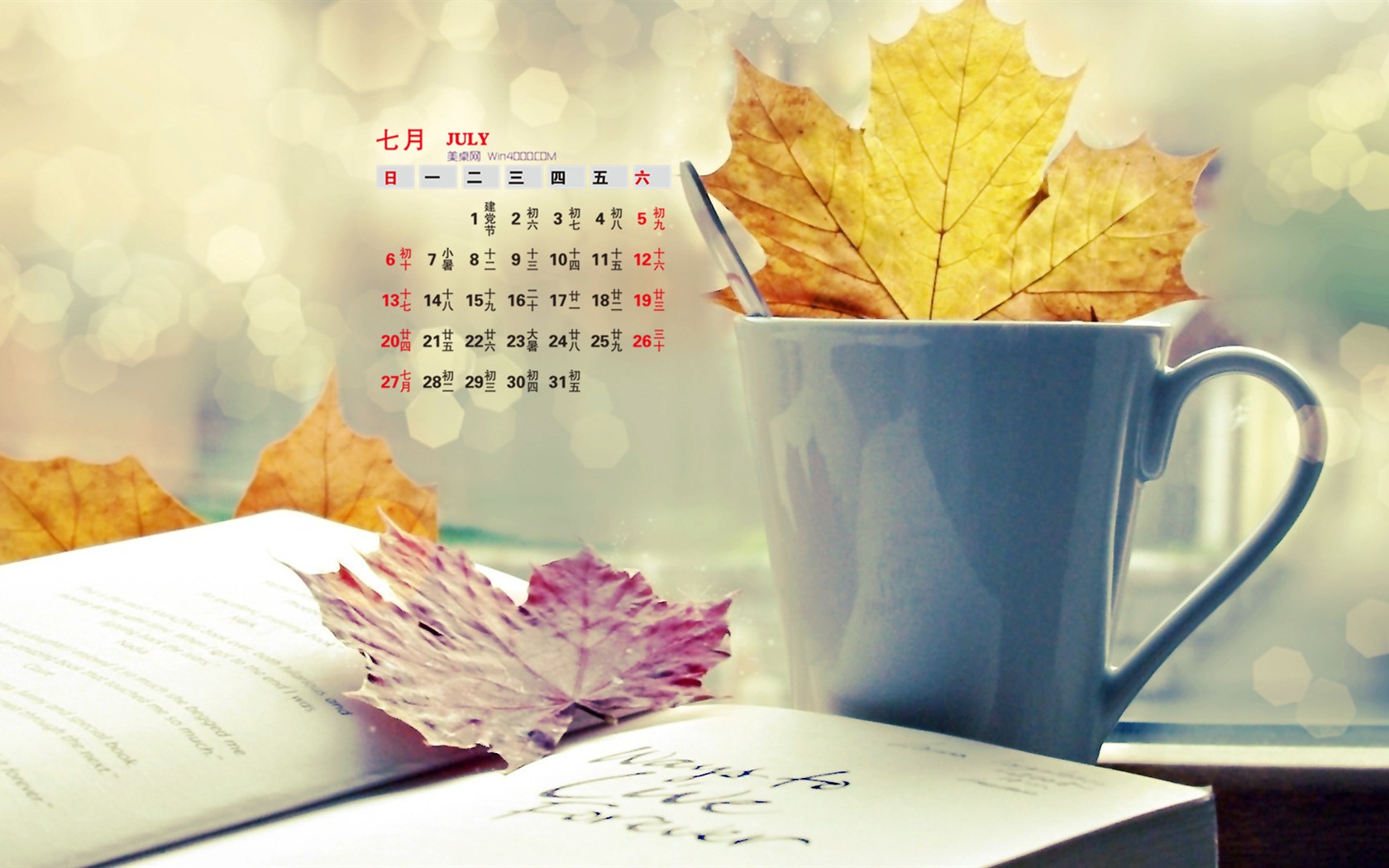 July 2014 calendar wallpaper (2) #10 - 1680x1050