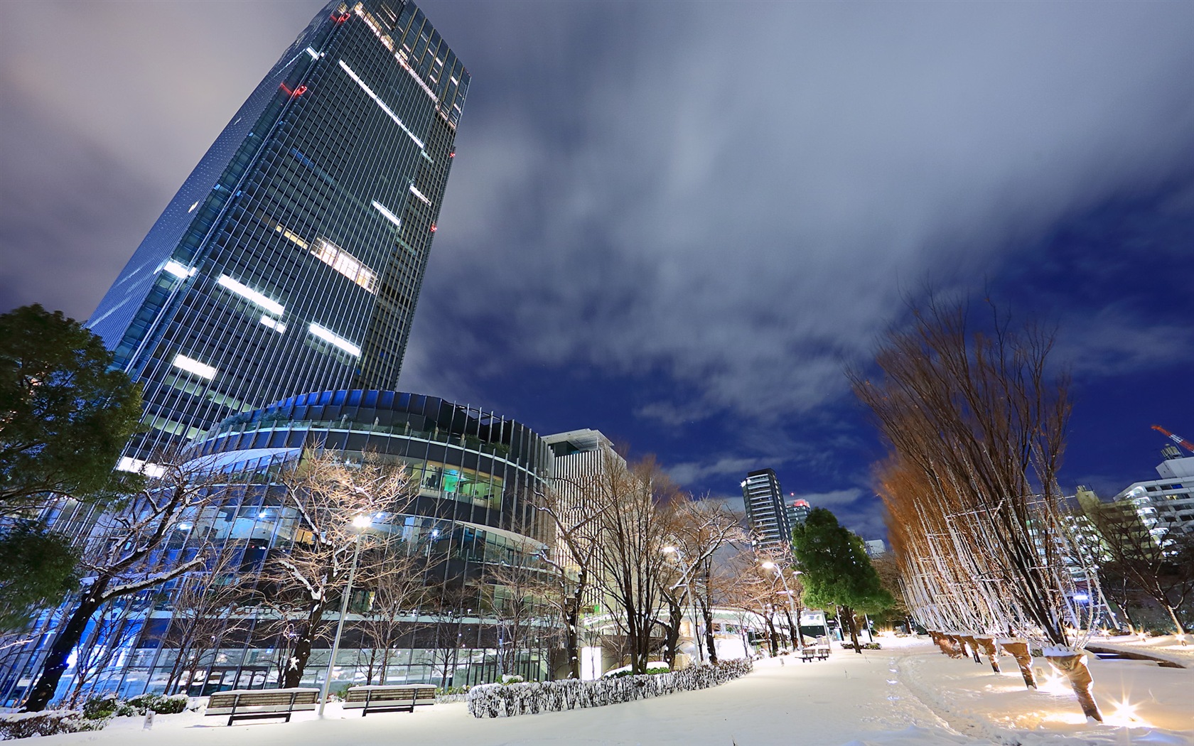 Město Japonska krásná krajina, Windows 8 téma Tapety na plochu #1 - 1680x1050