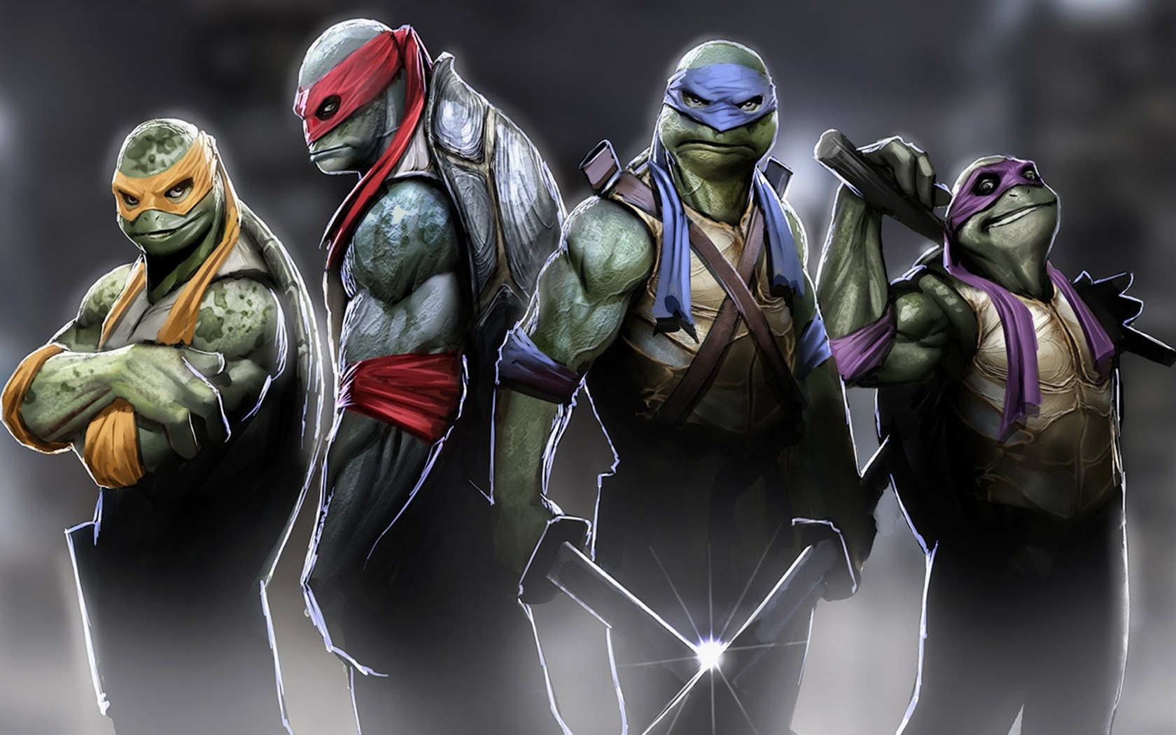 2014 Teenage Mutant Ninja Turtles 忍者神龟 高清影视壁纸12 - 1680x1050