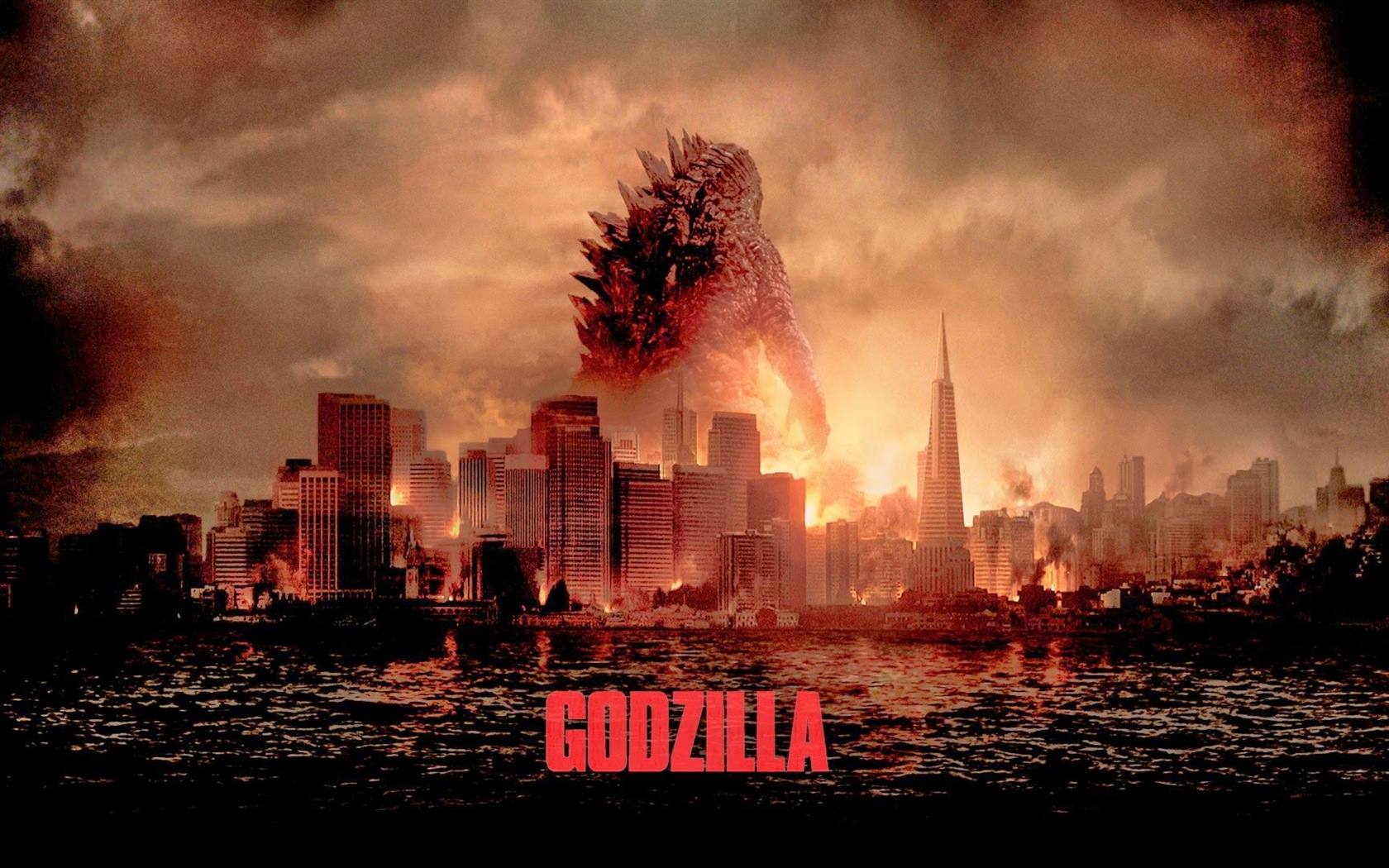 Godzilla 2014 Film HD Wallpaper #2 - 1680x1050