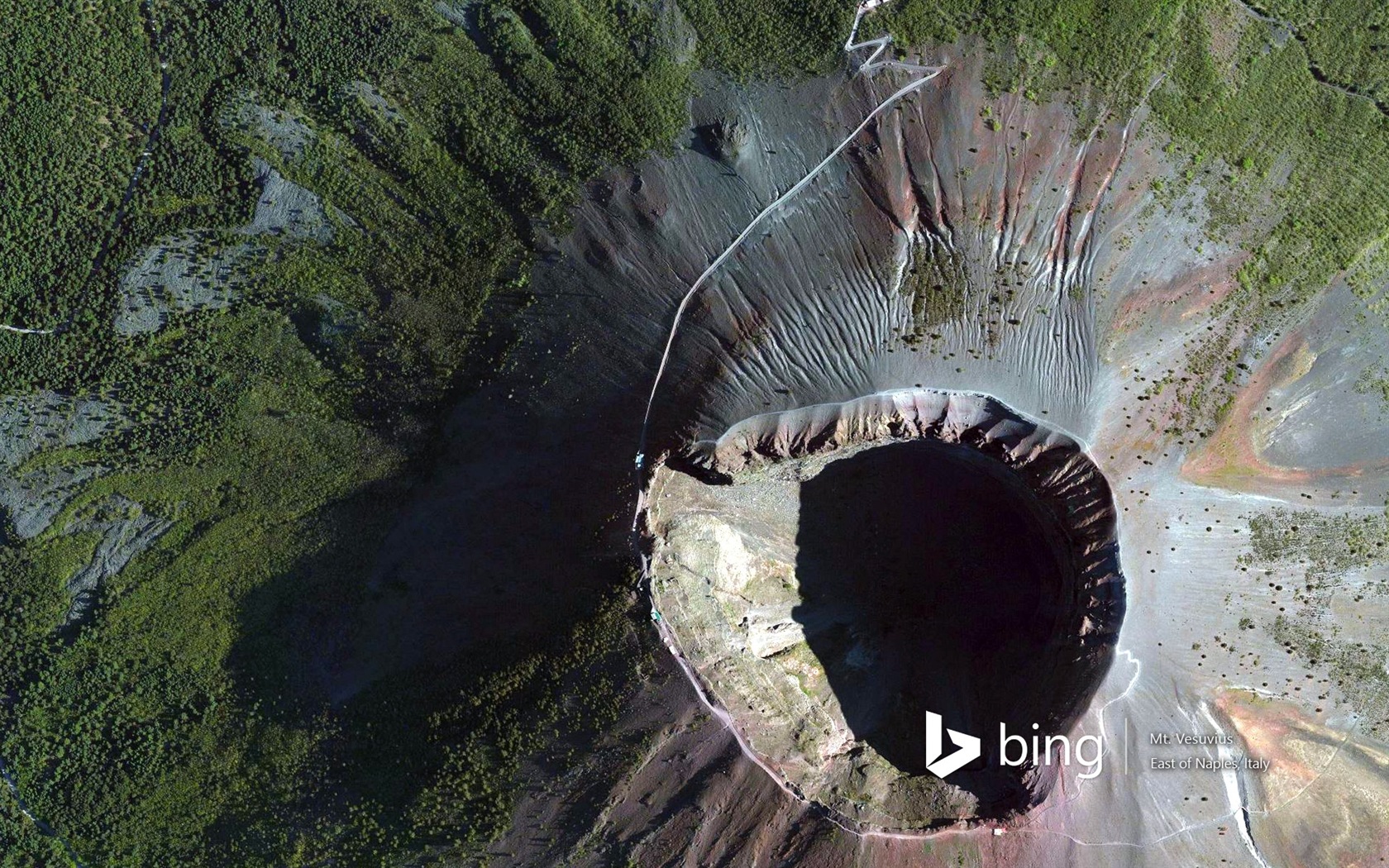 Microsoft Bing HD обои: Вид с воздуха на Европе #6 - 1680x1050