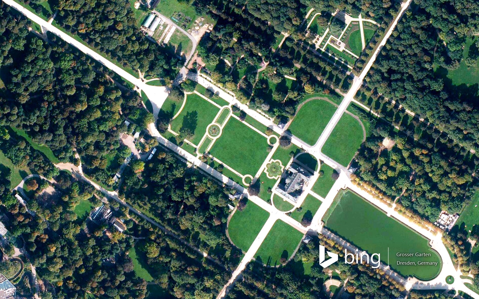 Microsoft Bing HD обои: Вид с воздуха на Европе #7 - 1680x1050