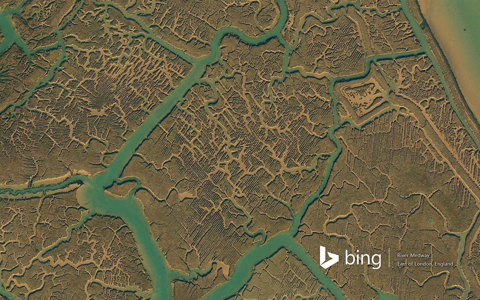 Microsoft Bing HD обои: Вид с воздуха на Европе #11 - 1680x1050
