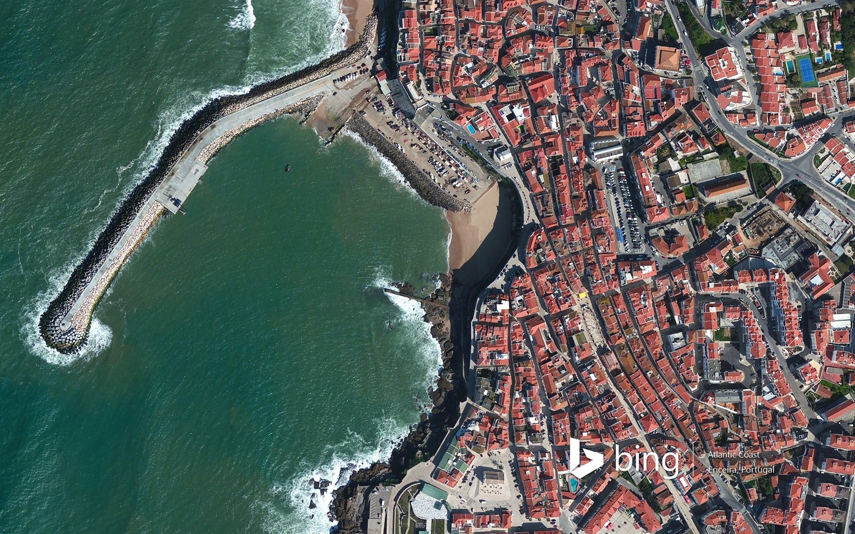 Microsoft Bing HD обои: Вид с воздуха на Европе #17 - 1680x1050