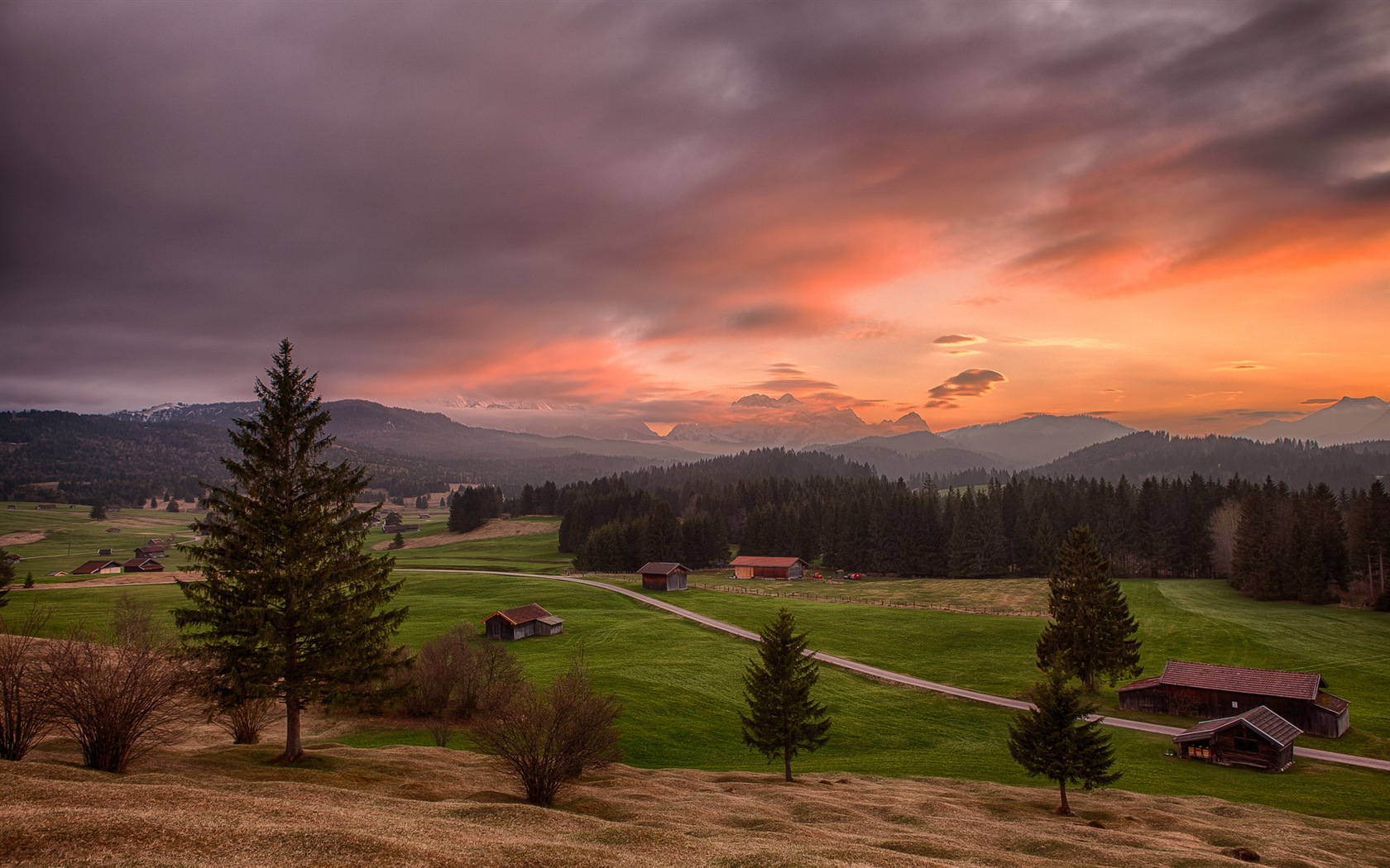 Sonnenschein Waldseen Schönheit der Natur HD Wallpaper #19 - 1680x1050