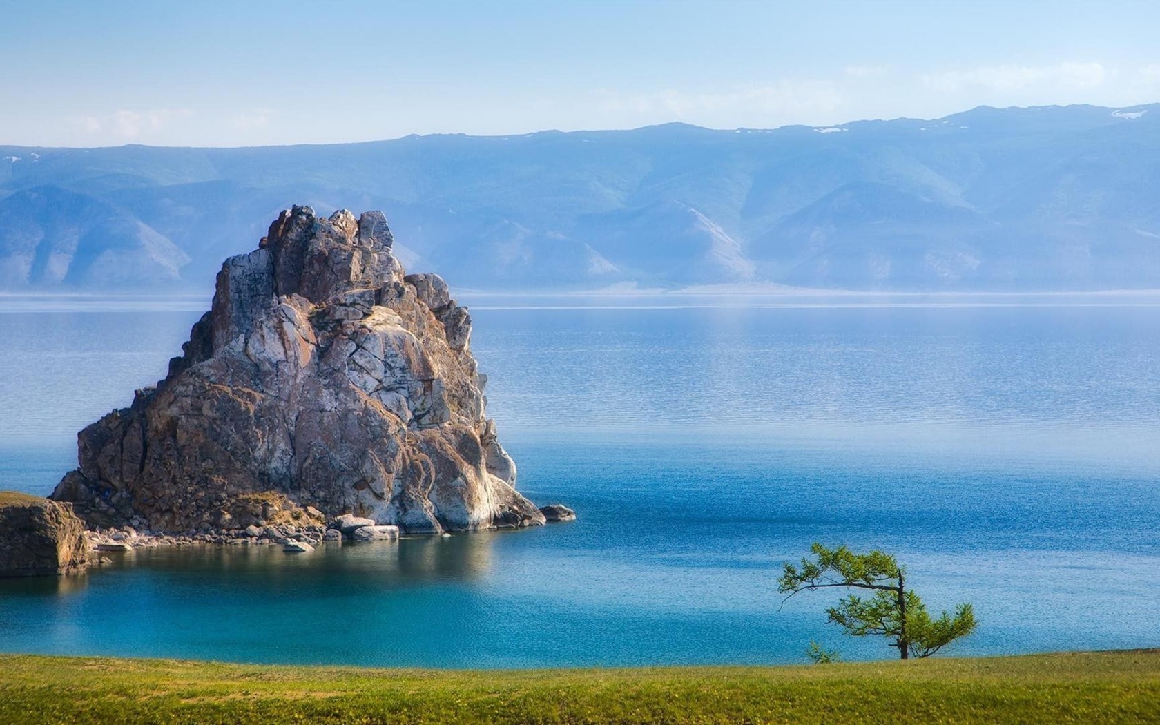 Озеро Байкал в России, декорации HD обои #20 - 1680x1050