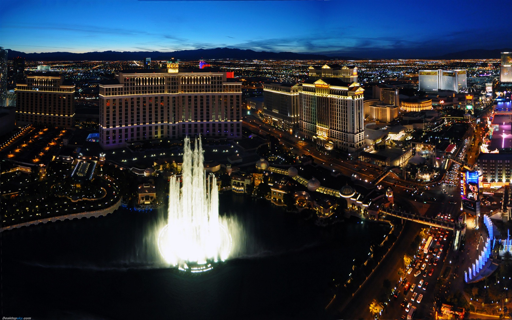 Belle nuit à Las Vegas fonds d'écran HD #6 - 1680x1050
