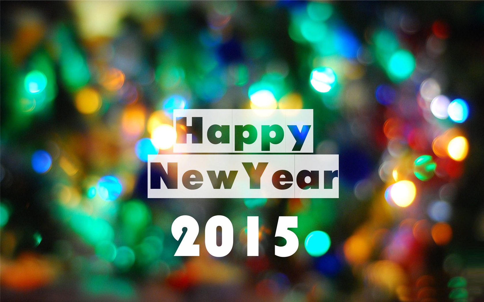 2015 Новый год тема HD обои (2) #14 - 1680x1050