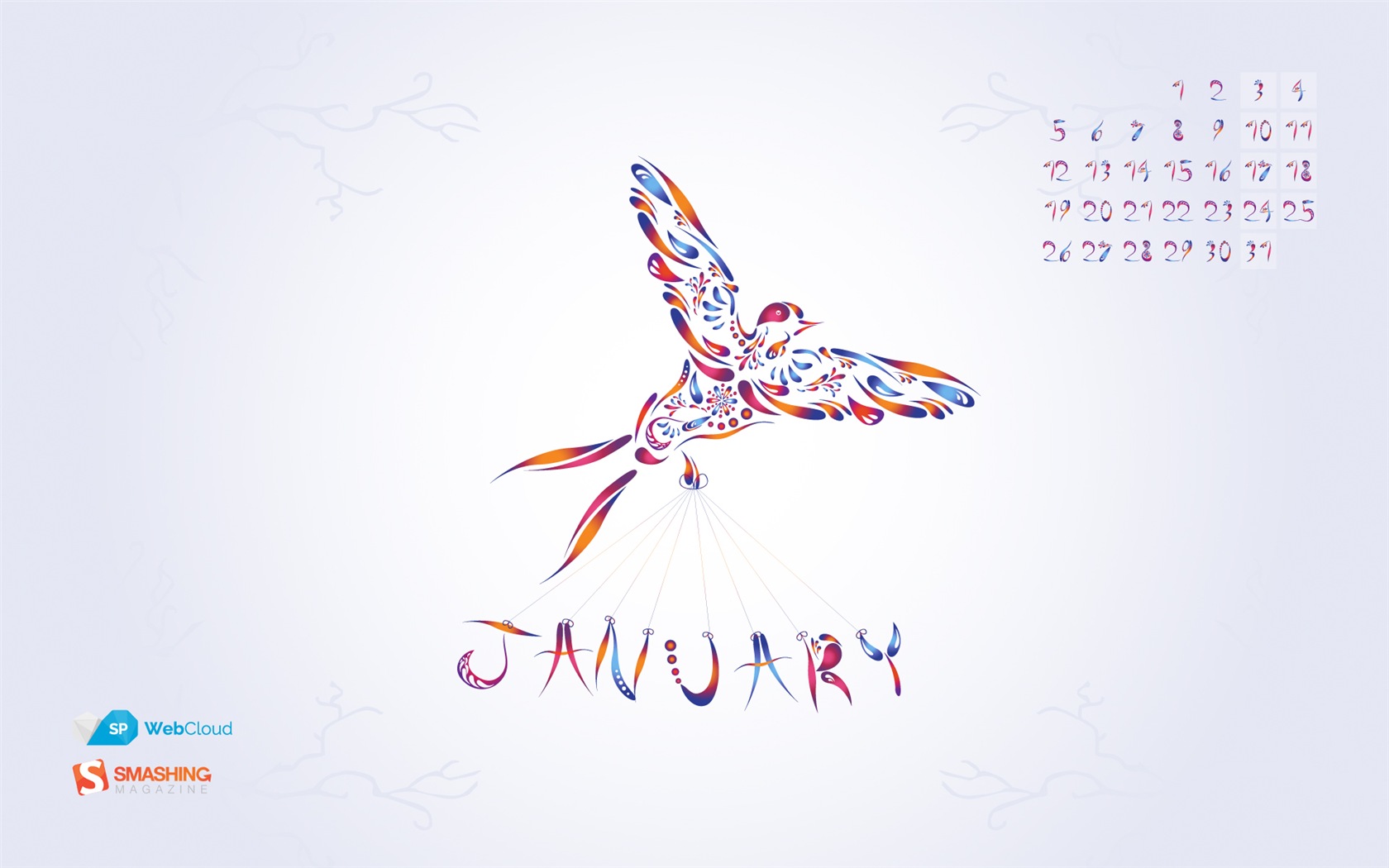 Januar 2015 Kalender Wallpaper (2) #17 - 1680x1050