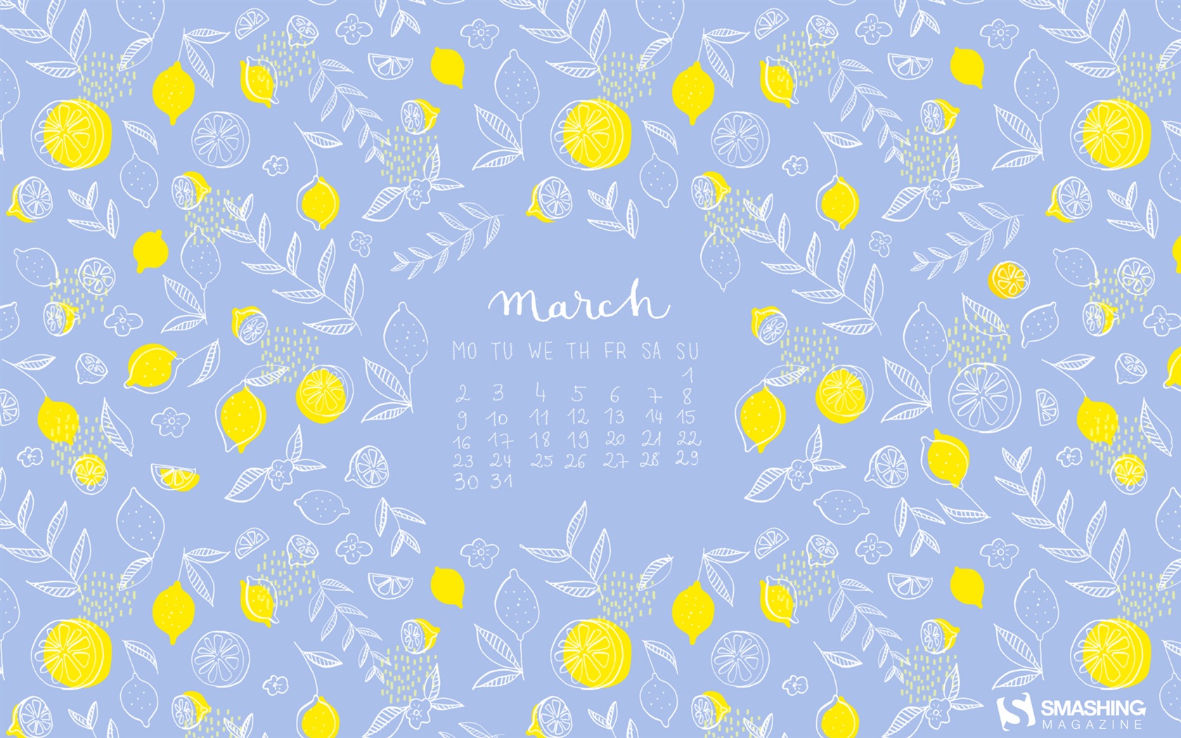 March 2015 Calendar wallpaper (2) #9 - 1680x1050