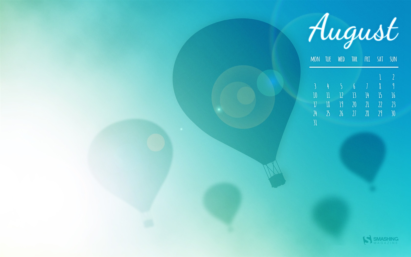 August 2015 Kalender Wallpaper (2) #14 - 1680x1050