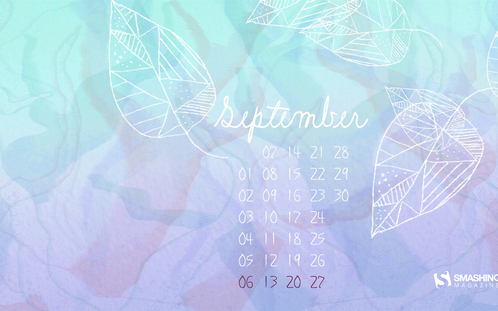 September 2015 calendar wallpaper (2) #8 - 1680x1050