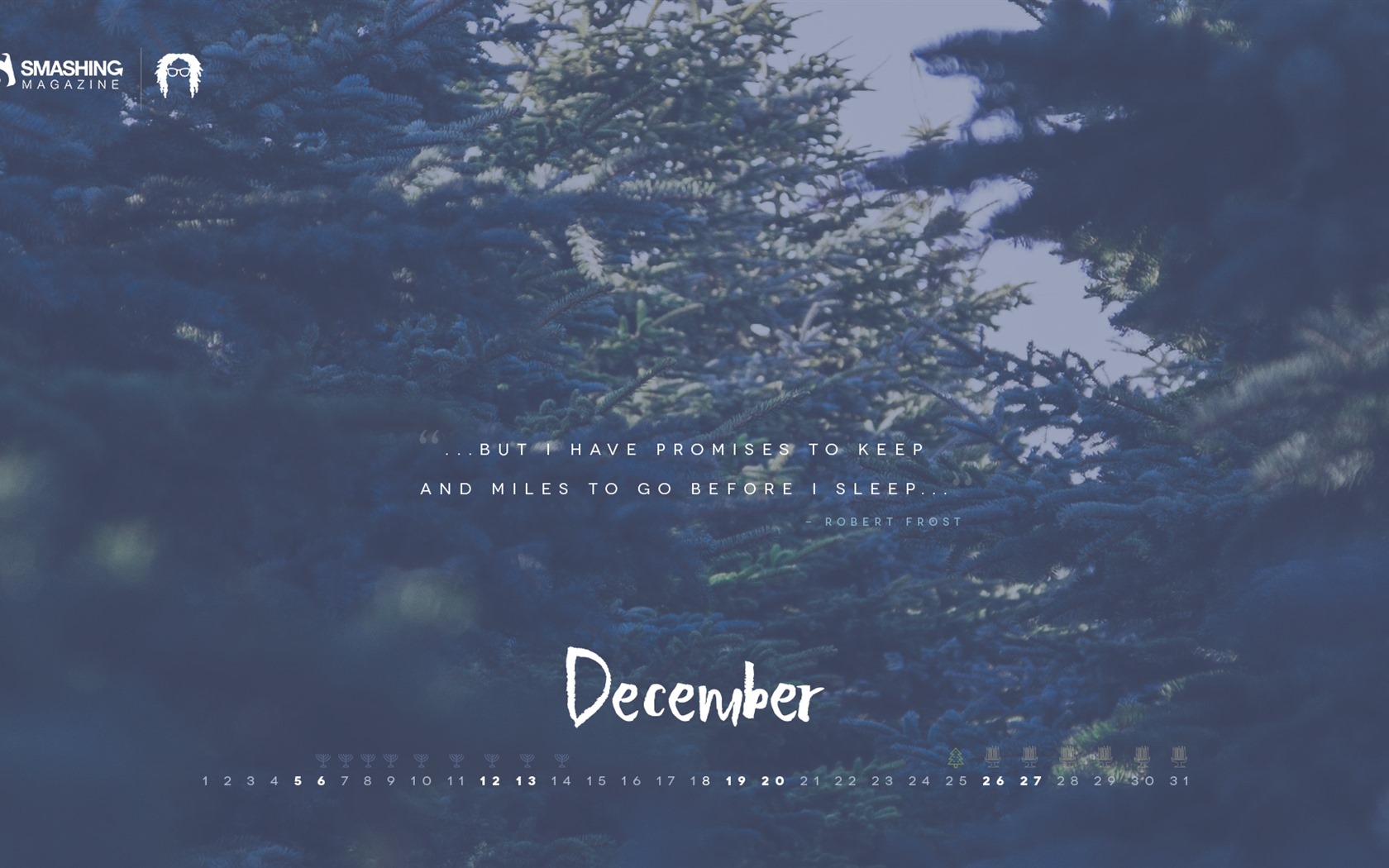 December 2015 Calendar wallpaper (2) #12 - 1680x1050