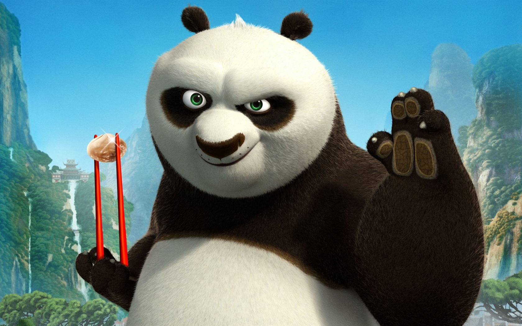 Kung Fu Panda 3, HD film tapety na plochu #3 - 1680x1050