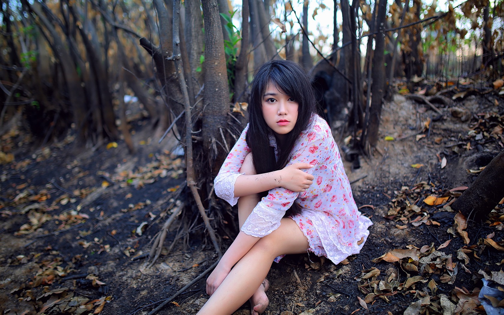 순수하고 사랑스러운 젊은 아시아 여자의 HD 월페이퍼 컬렉션 (1) #24 - 1680x1050