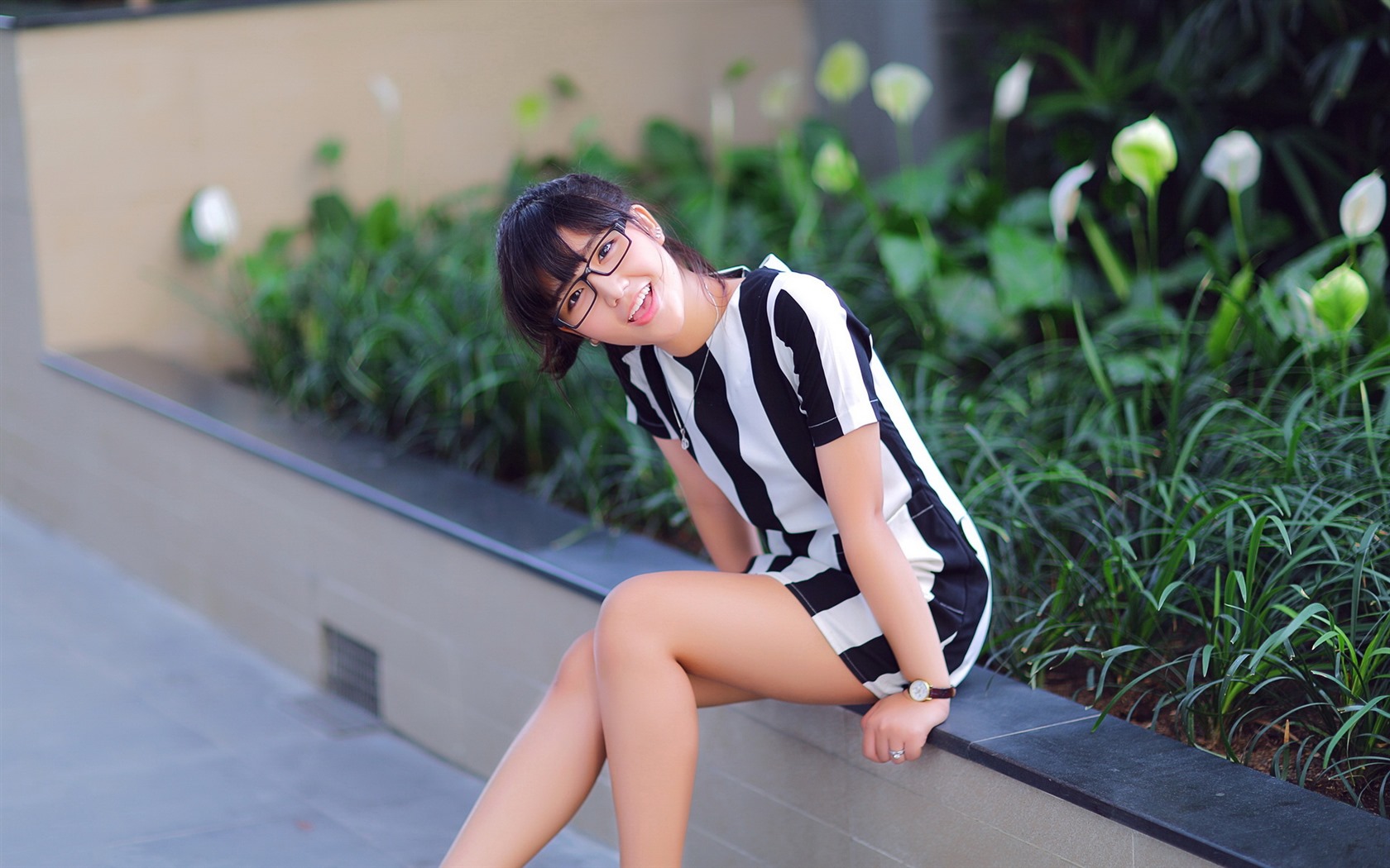 Reine und schöne junge asiatische Mädchen HD-Wallpaper  Kollektion (2) #20 - 1680x1050