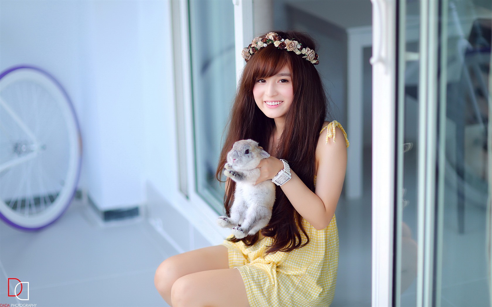 순수하고 사랑스러운 젊은 아시아 여자의 HD 월페이퍼 컬렉션 (5) #23 - 1680x1050