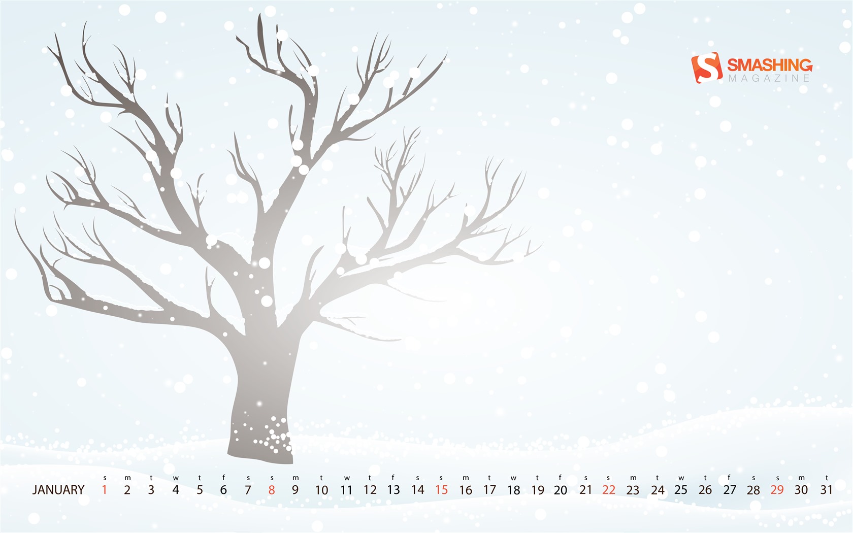 Januar 2017 Kalender Hintergrund (2) #16 - 1680x1050