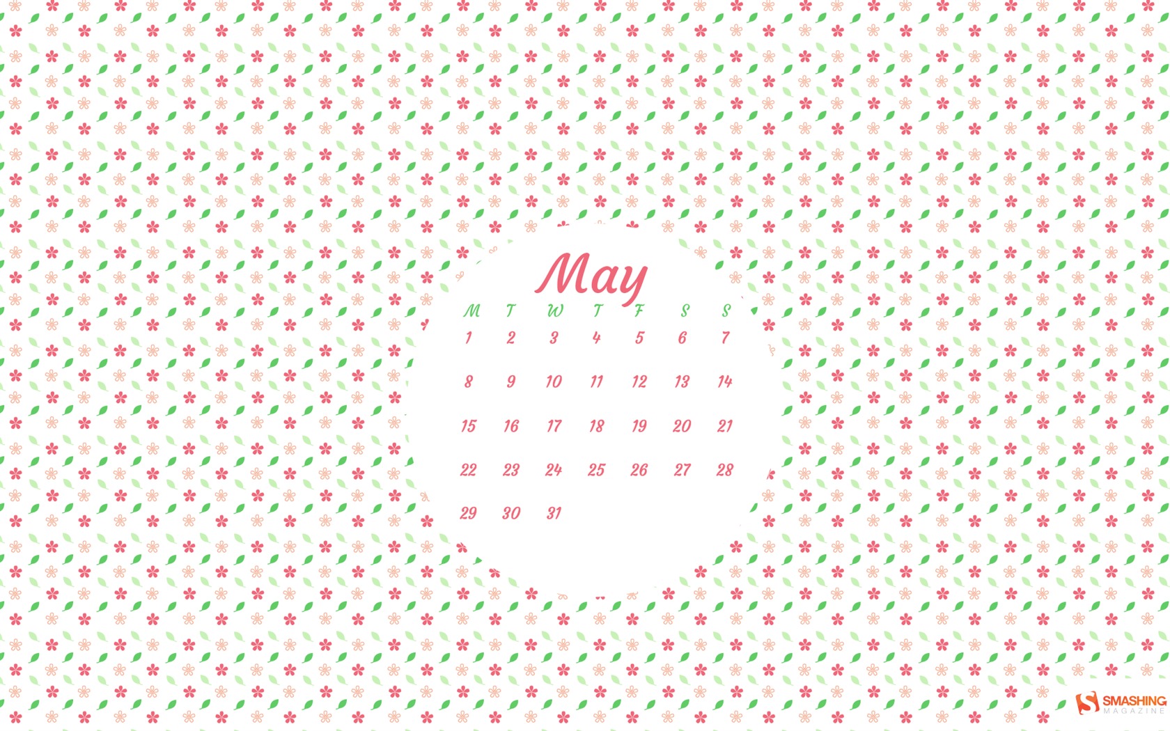 Květen 2017 kalendář tapety #8 - 1680x1050