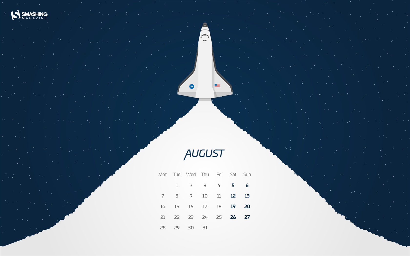 August 2017 Kalender Tapete #13 - 1680x1050